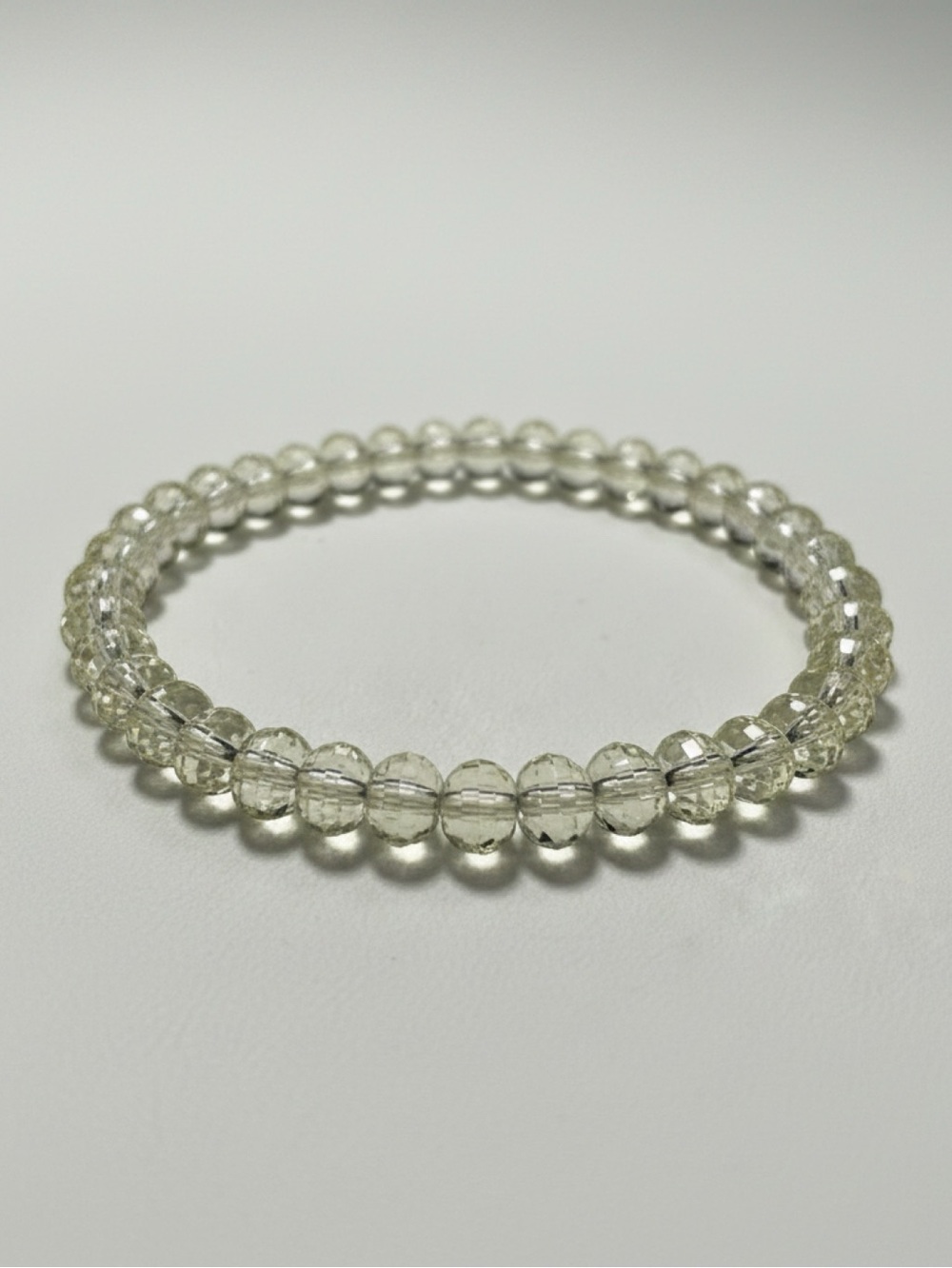 Lemon Quarz Stretch Bracelet.